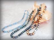 Various Tahitian Pearl Necklace Strands